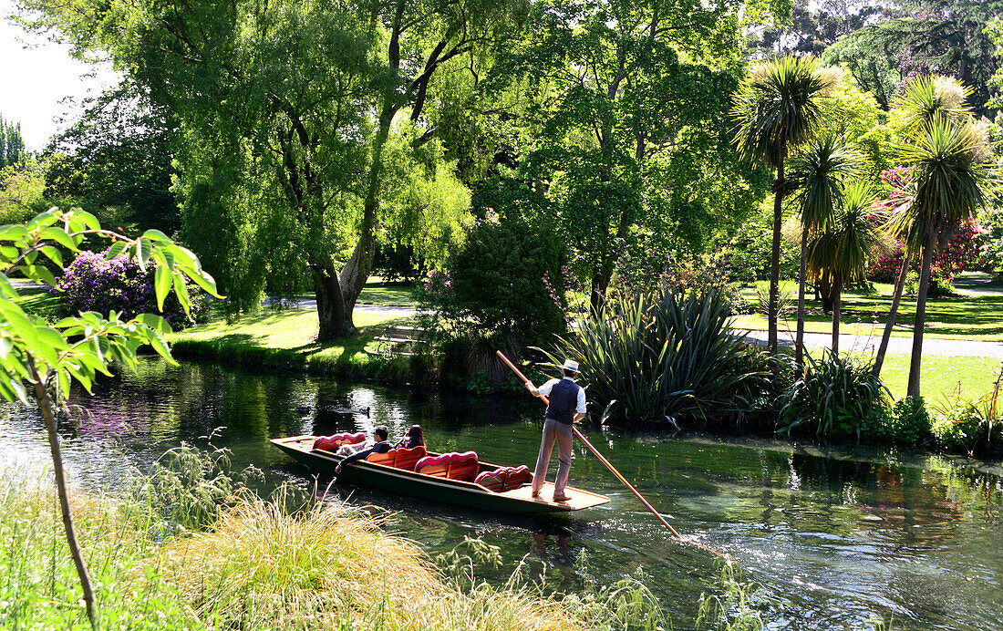 At River Avon, Christchurch, Eastcoast, South Island, New Zealand