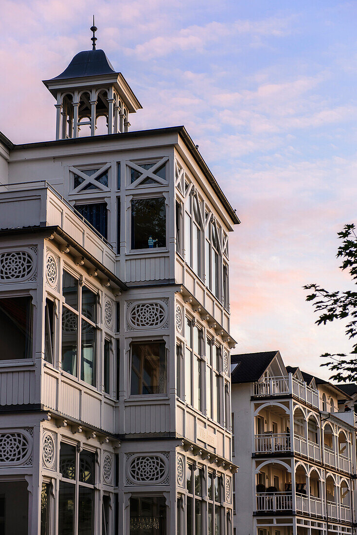 Baederarchitektur, Binz, Rügen, Ostseeküste, Mecklenburg-Western Pomerania, Germany