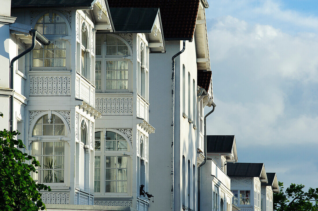 Bäderarchitektur, Binz, Rügen, Ostseeküste, Mecklenburg-Vorpommern,  Deutschland