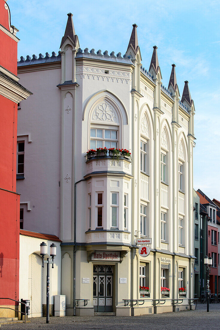 House in the old town Greifswald, Ostseeküste, Mecklenburg-Western Pomerania, Germany