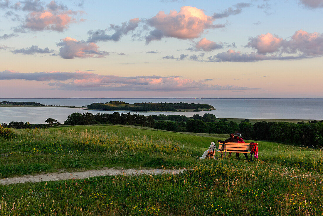 View from the Bakenberg, Moenchgut, Rügen, Ostseeküste, Mecklenburg-Western Pomerania, Germany