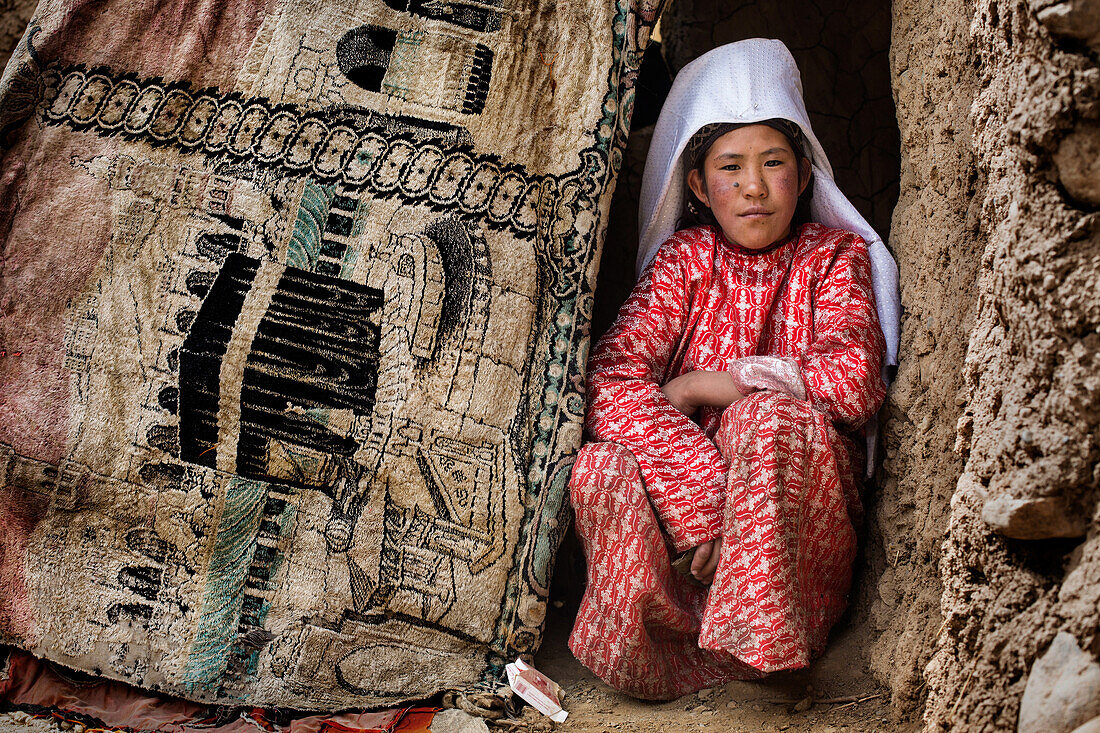 Kyrgyz woman of Afghan Pamir, Afghanistan, Asia