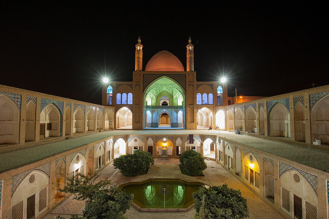 Agha Bozorg Moschee in Kashan, Iran, Asien