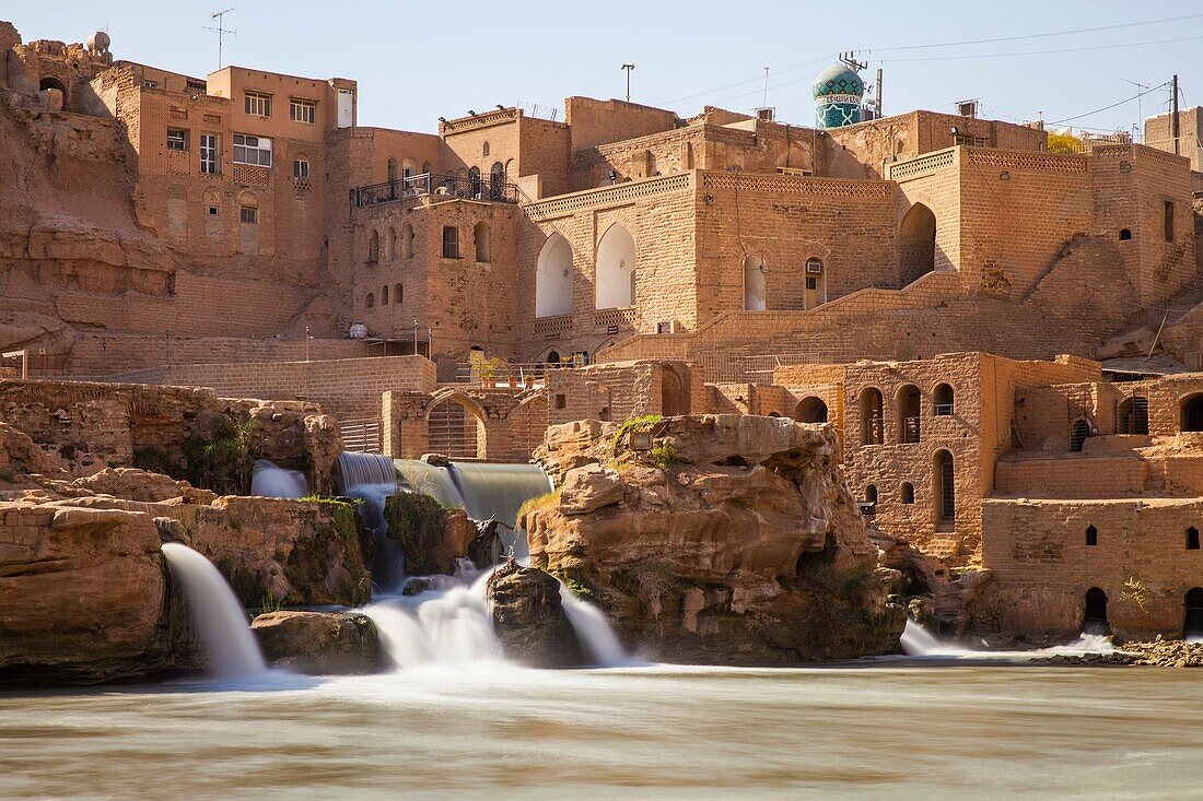 Historisches Bewässerungssystem in Schuschtar, Chuzestan, Iran, Asien