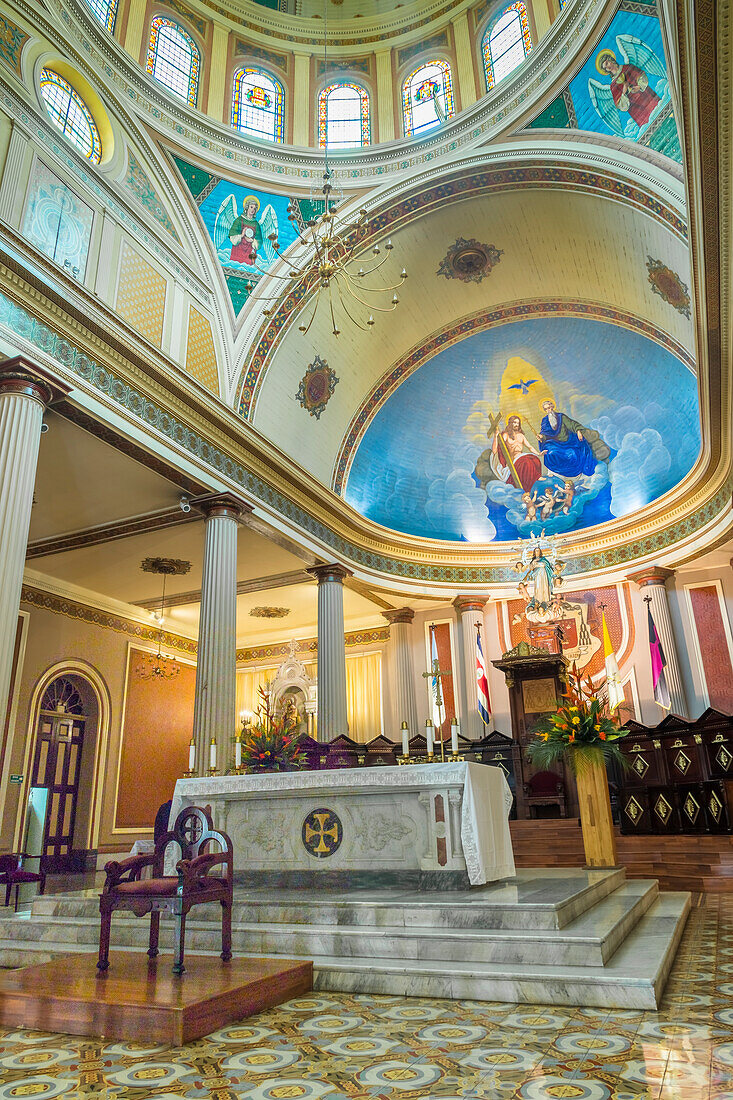 Interior of the Metropolitan Cathedral of San Jose, Costa Rica, Central America