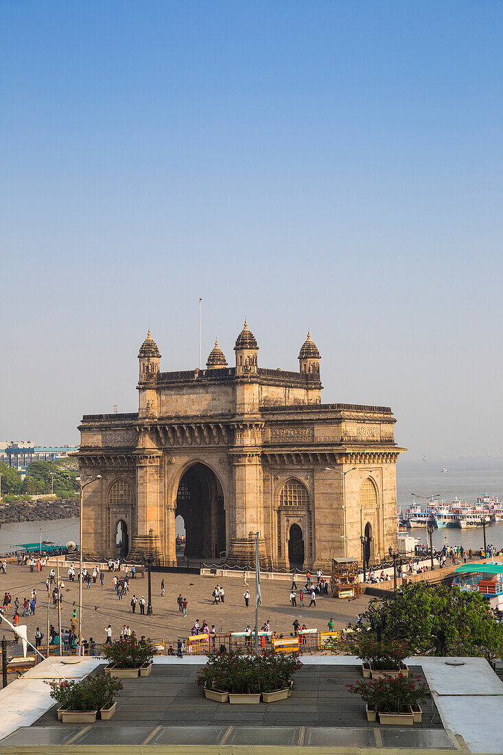 View of Gateway of India, Mumbai, Maharashtra, India, Asia