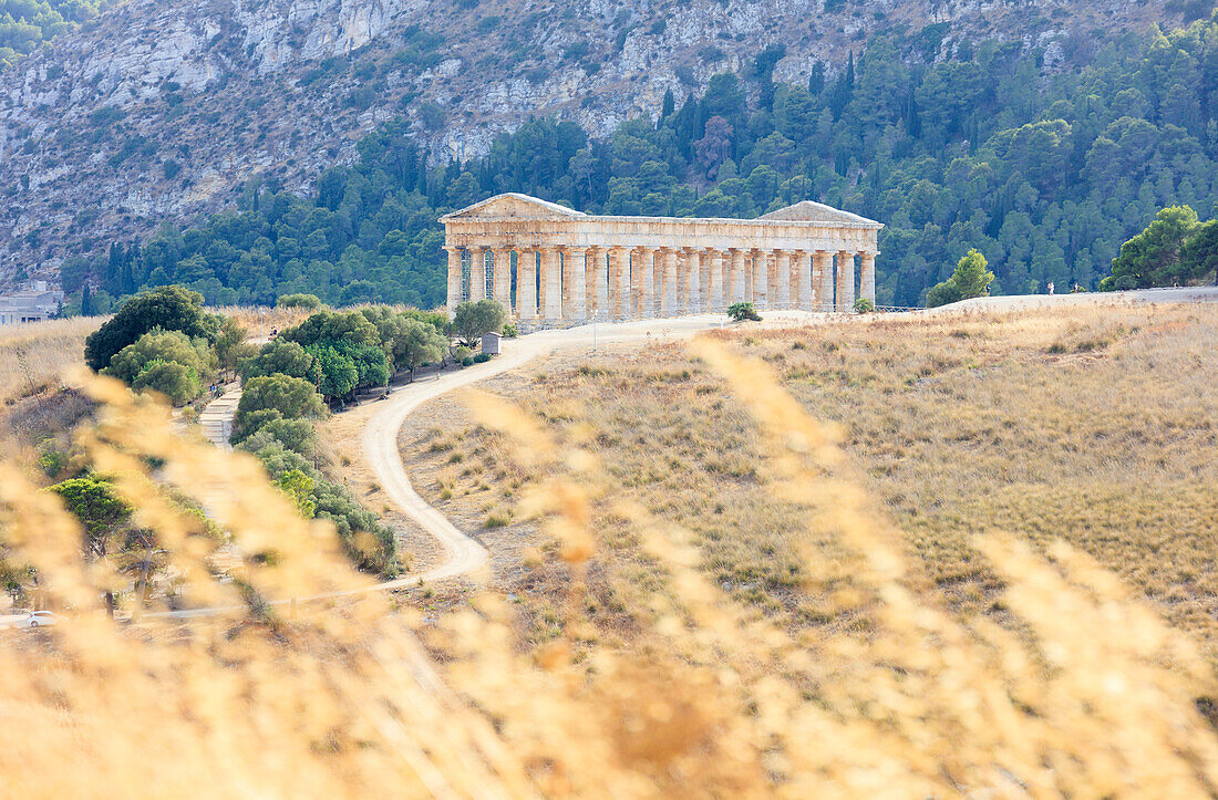 Temple of Segesta, Calatafimi, province of Trapani, Sicily, Italy, Europe