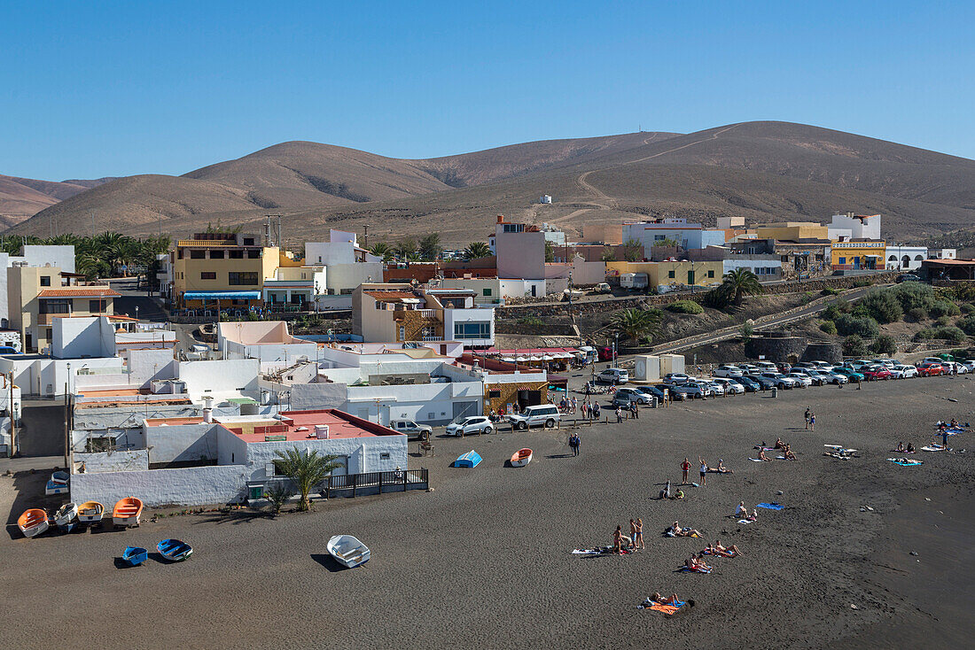 Playa Ajuy on the volcanic island of Fuerteventura, Canary Islands, Spain, Atlantic, Europe