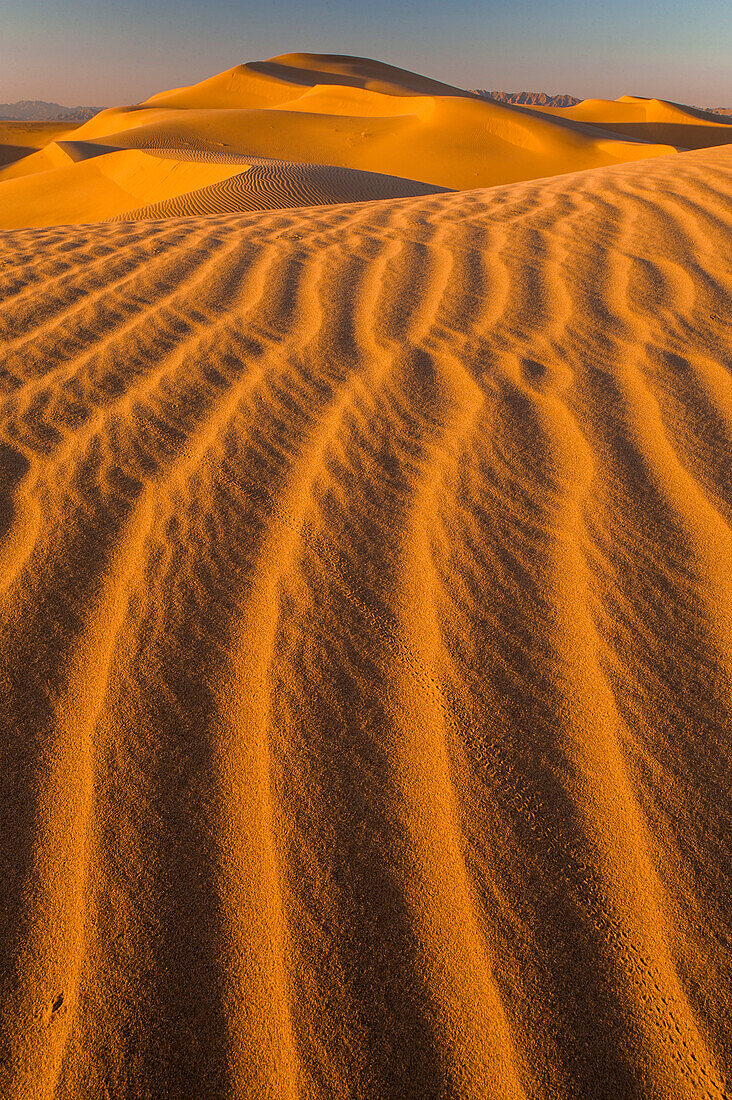 Sand dunes, Mojave Desert, California