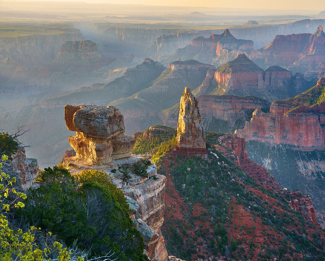 Mount Hayden from Point Imperial, North Rim, Grand Canyon National Park, Arizona