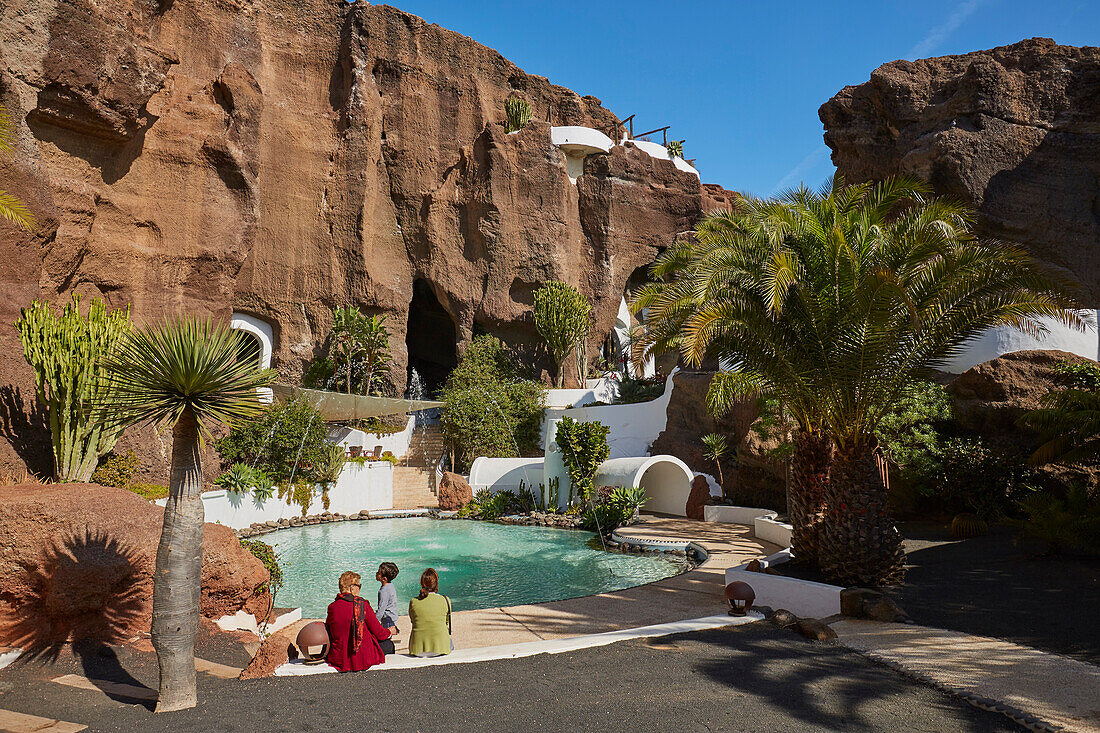 Lagomar in Nazaret (Teguise), Atlantik, Lanzarote, Kanaren, Kanarische Inseln, Islas Canarias, Spanien, Europa