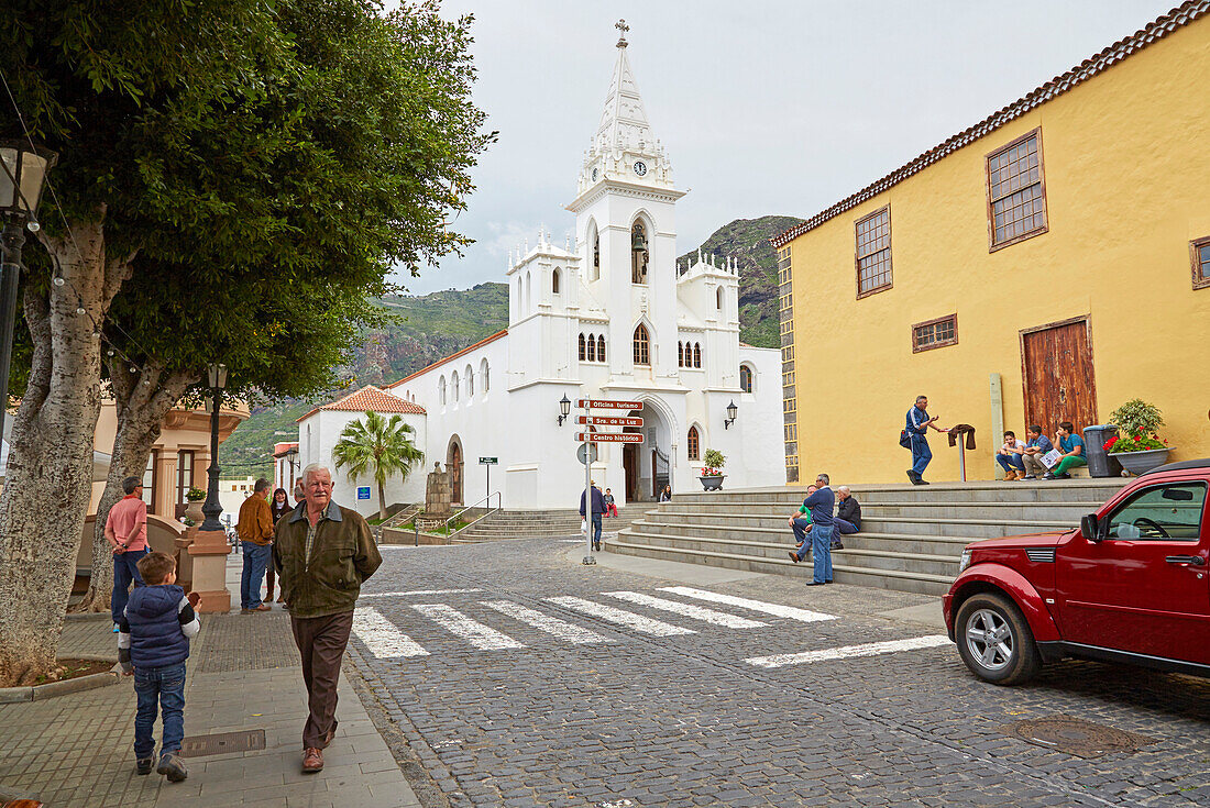Kirche Nuestra Senora de la Luz in Los Silos, Teneriffa, Kanaren, Kanarische Inseln, Islas Canarias, Atlantik, Spanien, Europa