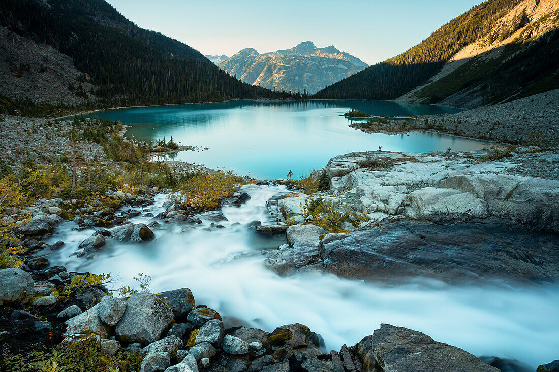 Scenery of Joffre Lake, Duffy Lake Provincial Park, Pemberton, British Columbia, Canada