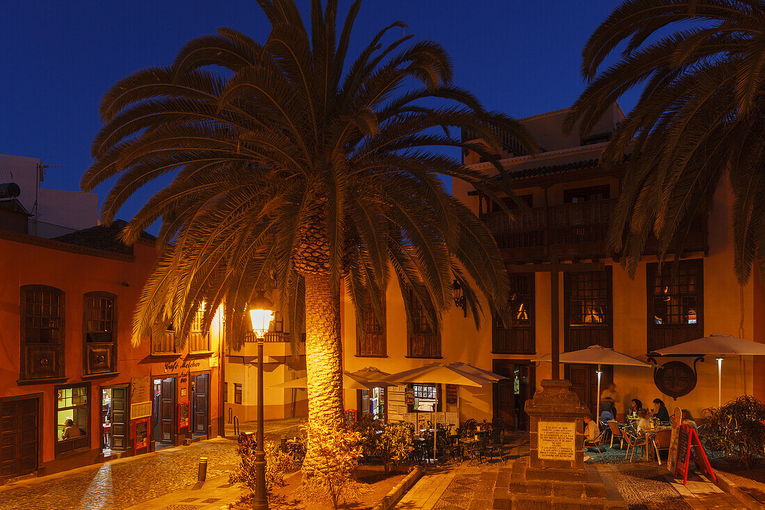 Plaza de la Alameda, Platz, Santa Cruz de La Palma, Hauptstadt der Insel, UNESCO Biosphärenreservat, La Palma, Kanarische Inseln, Spanien, Europa