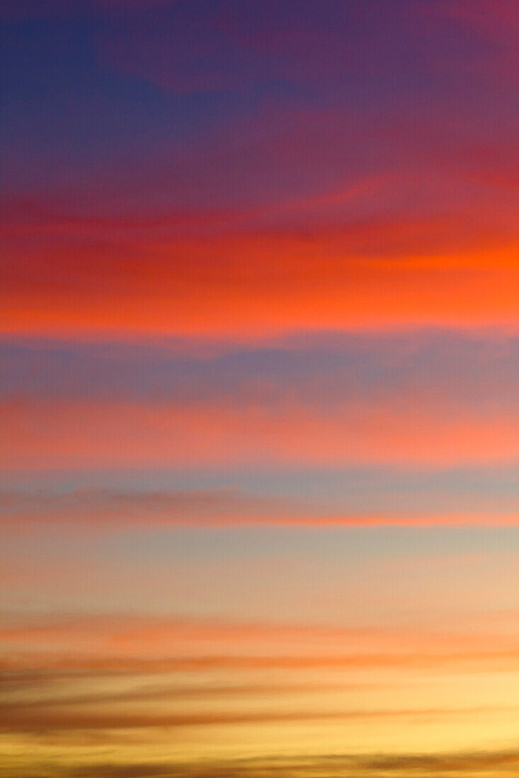 Colorful sunset clouds near Sossusvlei, Namib-Naukluft National Park, Namibia