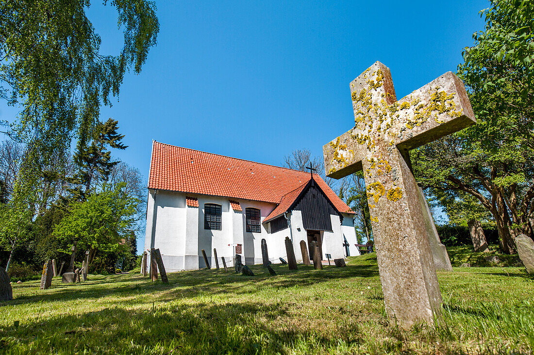 Inselkirche, Kloster, Insel Hiddensee, Mecklenburg-Vorpommern, Deutschland