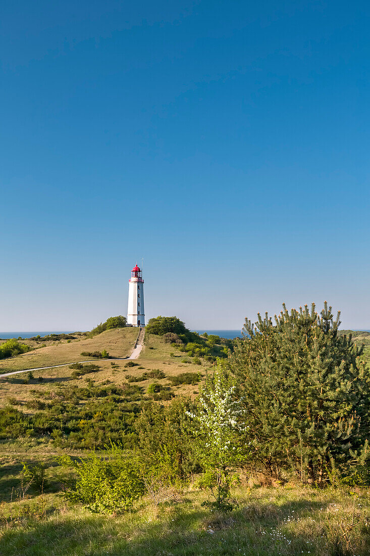Lighthouse, Dornbusch, Hiddensee island, Mecklenburg-Western Pomerania, Germany