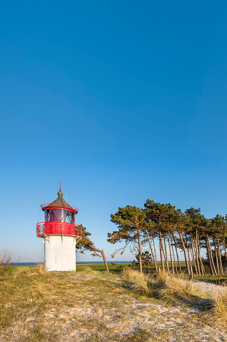 Lighthouse, Gellen, Hiddensee island, Mecklenburg-Western Pomerania, Germany