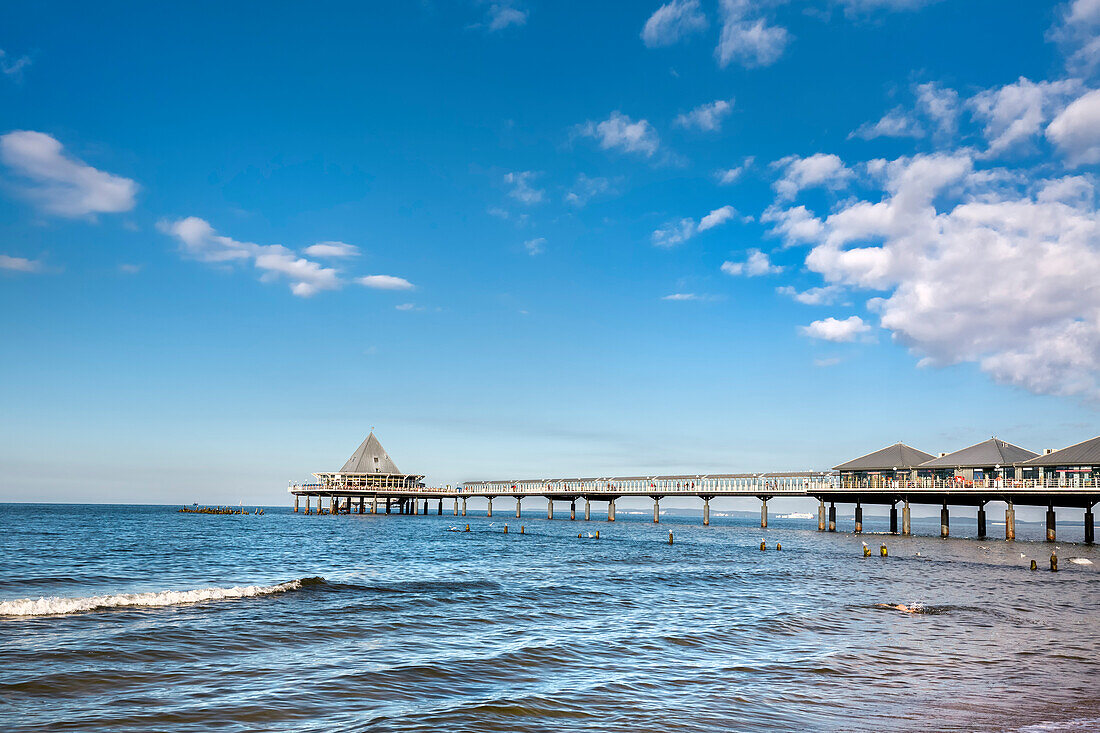 Seebrücke, Heringsdorf, Usedom, Mecklenburg-Vorpommern, Deutschland