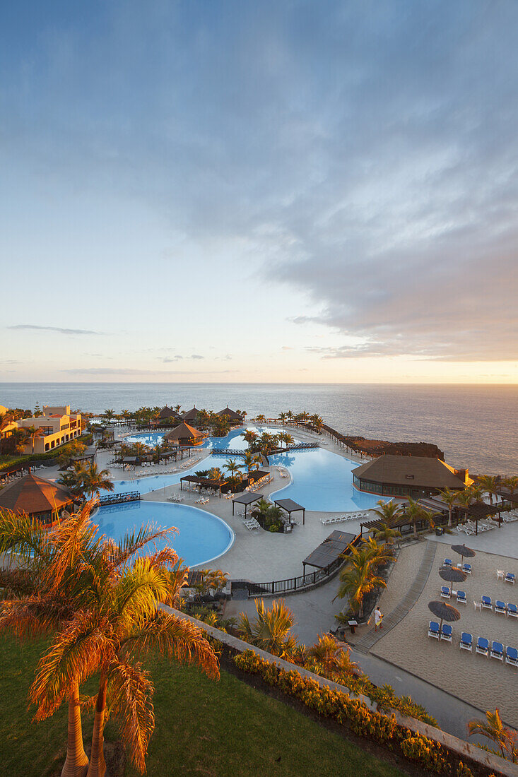 Poollandschaft, Hotel La Palma and Teneguia Princess, Fuencaliente, UNESCO Biosphere Reserve, La Palma, Canary Islands, Spain, Europe