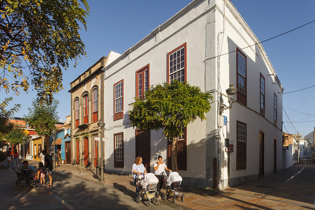 Calle Real, Altstadt, Los Llanos de Aridane, UNESCO Biosphärenreservat,  La Palma, Kanarische Inseln, Spanien, Europa