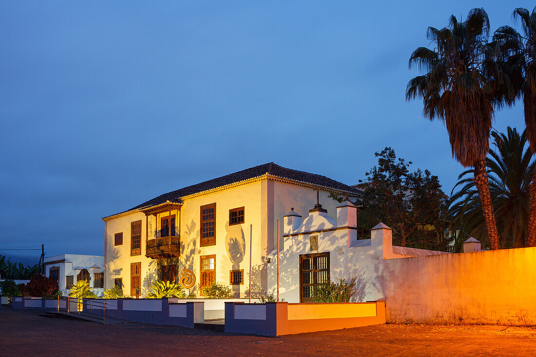 Manor house, 16th century, Plaza Sotomayor, Argual Abajo, Llano de Argual, near Los Llanos de Aridane, UNESCO Biosphere Reserve, La Palma, Canary Islands, Spain, Europe