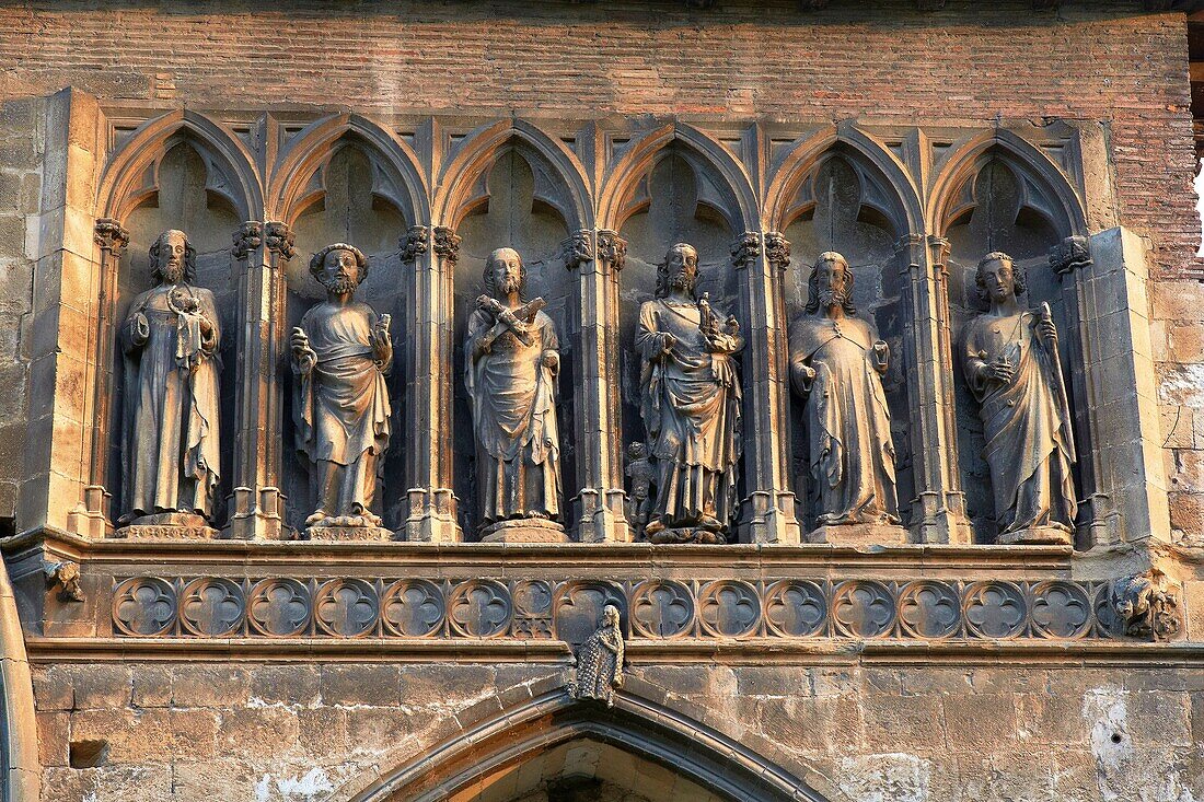 Church of Santo Sepulcro, Holy Sepulchre Church, Estella, Navarra, Way Of St. James, Navarre, Way to Santiago, Spain..