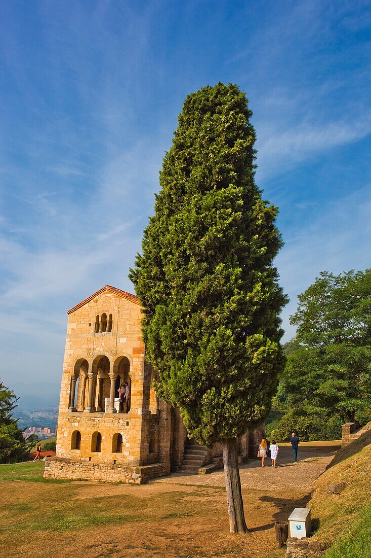 Church of St Mary at Mount Naranco, Santa Maria del Naranco, Roman Catholic Asturian pre-Romanesque architecture, Oviedo, Asturias, Spain
