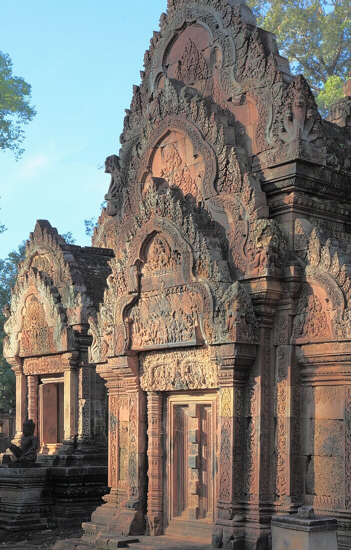 Cambodia, Angkor, Banteay Srei, hindu temple,.
