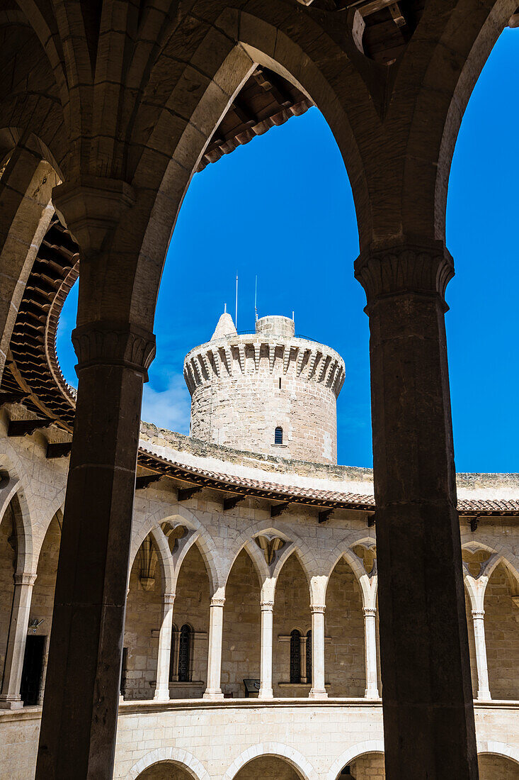 Castell de Bellver, Fortress, Palma de Mallorca, Mallorca, Spain