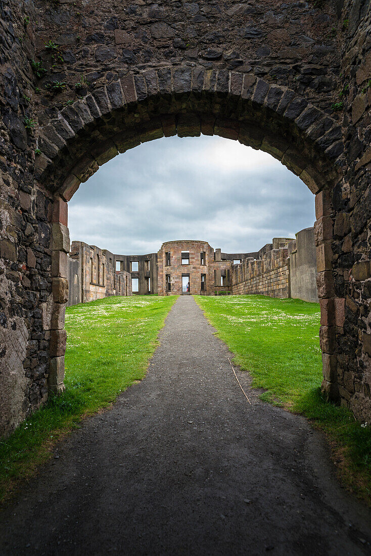 Downhill Castle, Castlerock, County Antrim, Ulster region, northern Ireland, United Kingdom. An old First World War Fortress