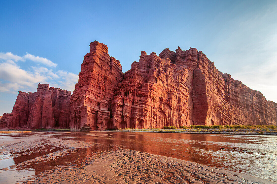 Rock formation, Quebrada de las Conchas, Cafayate, Argentina