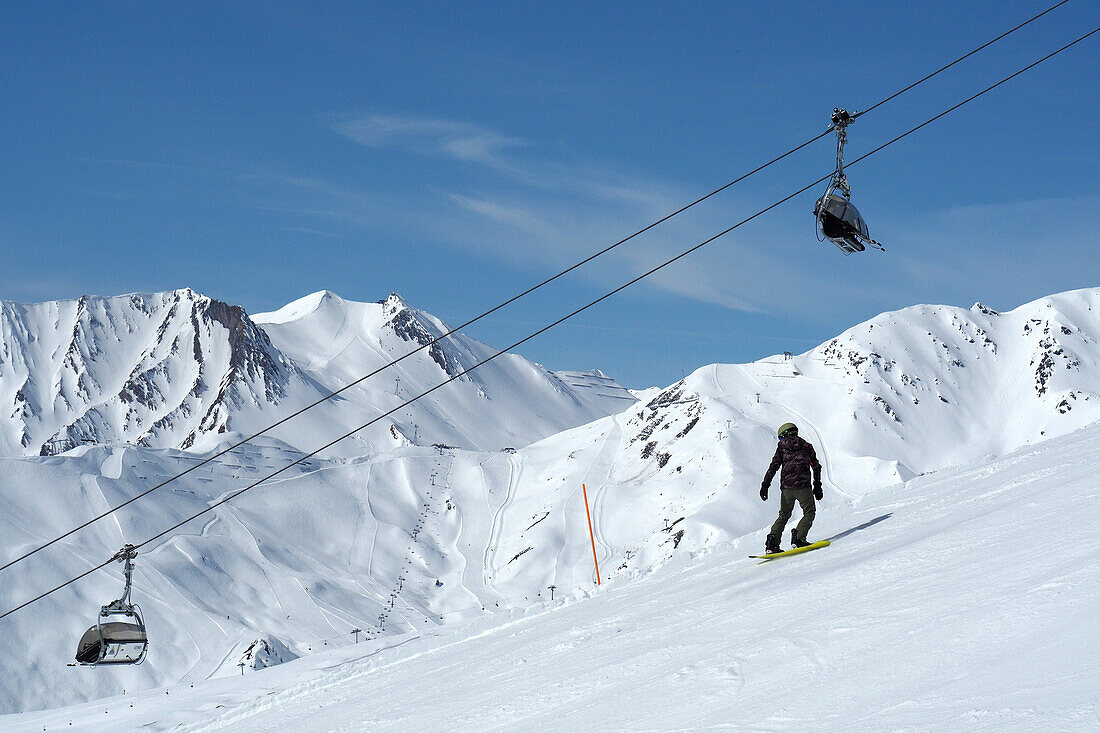 Skiarea Serfaus, Winter in Tyrol, Austria