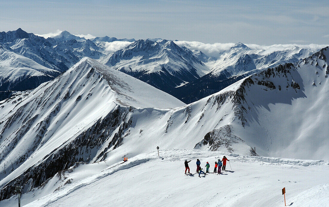 Skiarea Serfaus, Winter in Tyrol, Austria