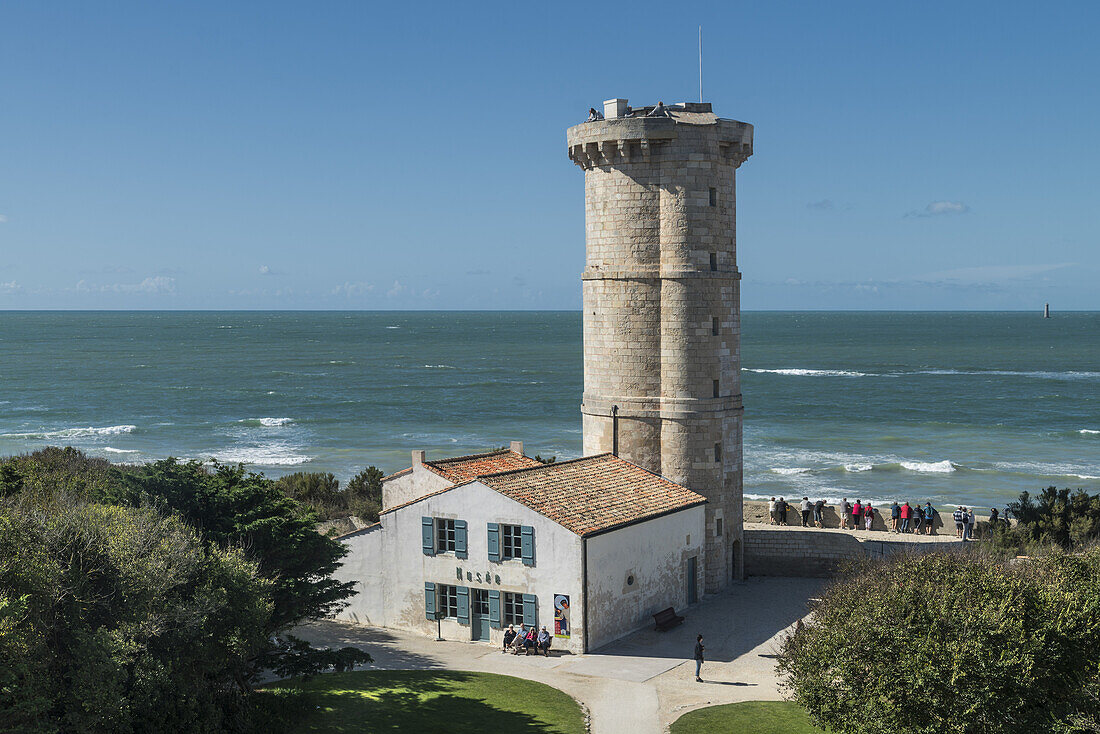 Phare des Baleines, lighthouse, Ile de Re, Nouvelle-Aquitaine, french westcoast, france