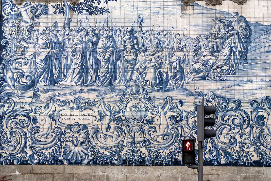 Do Carmo church, Azulejos, painted tiles, Porto, Portugal
