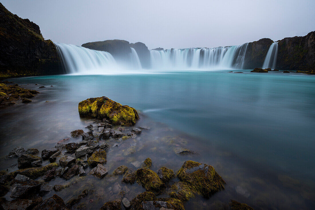 Godafoss waterfall, Northern Iceland, Myvatn region, Iceland