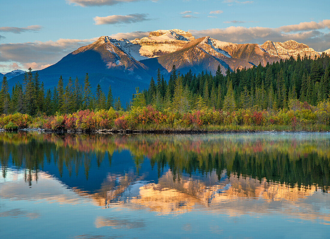 Rocky Mountains from Vermilion Lakes, Banff National Park, Alberta, Canada