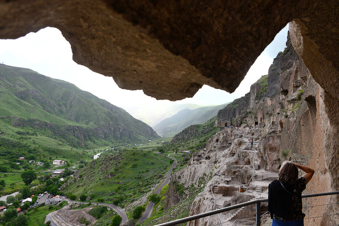 Höhlenkloster Vardzia im kleinen Kaukasus, Süd- Georgien