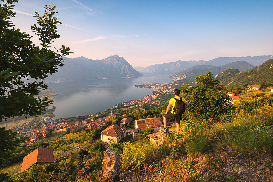 Iseo lake, Bergamo province, Lombardy district, Italy.