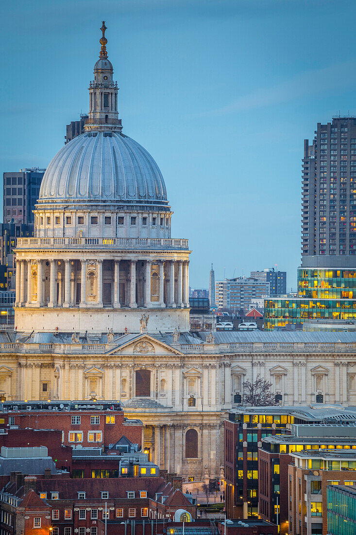 The St. Paul Cathedral. London city, London, United Kingdom