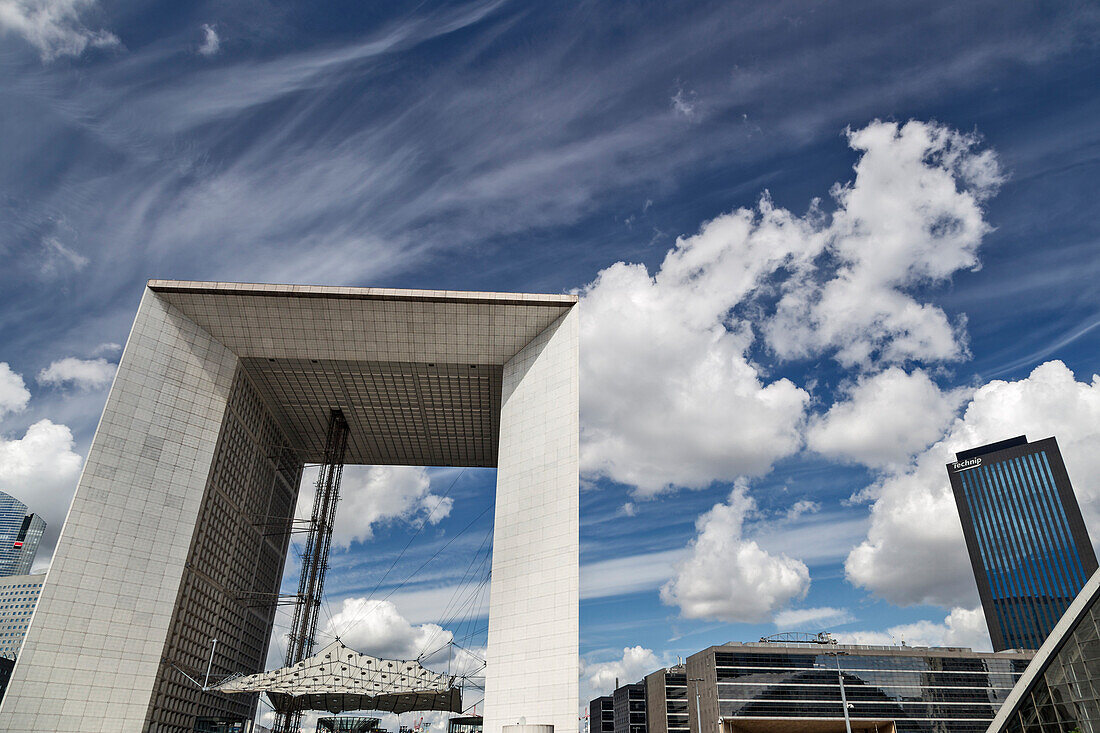 La Defense, Paris, France, Europe. La Defense business district