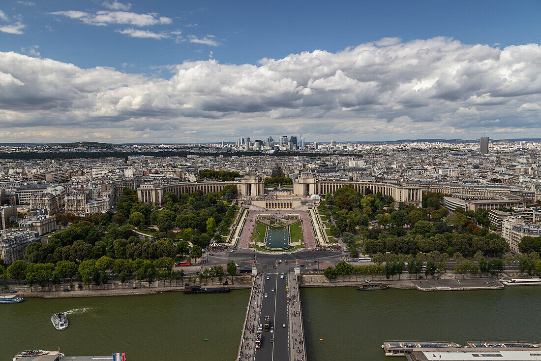 Paris, France, Europe. Eiffel Tower, Skyline of Paris