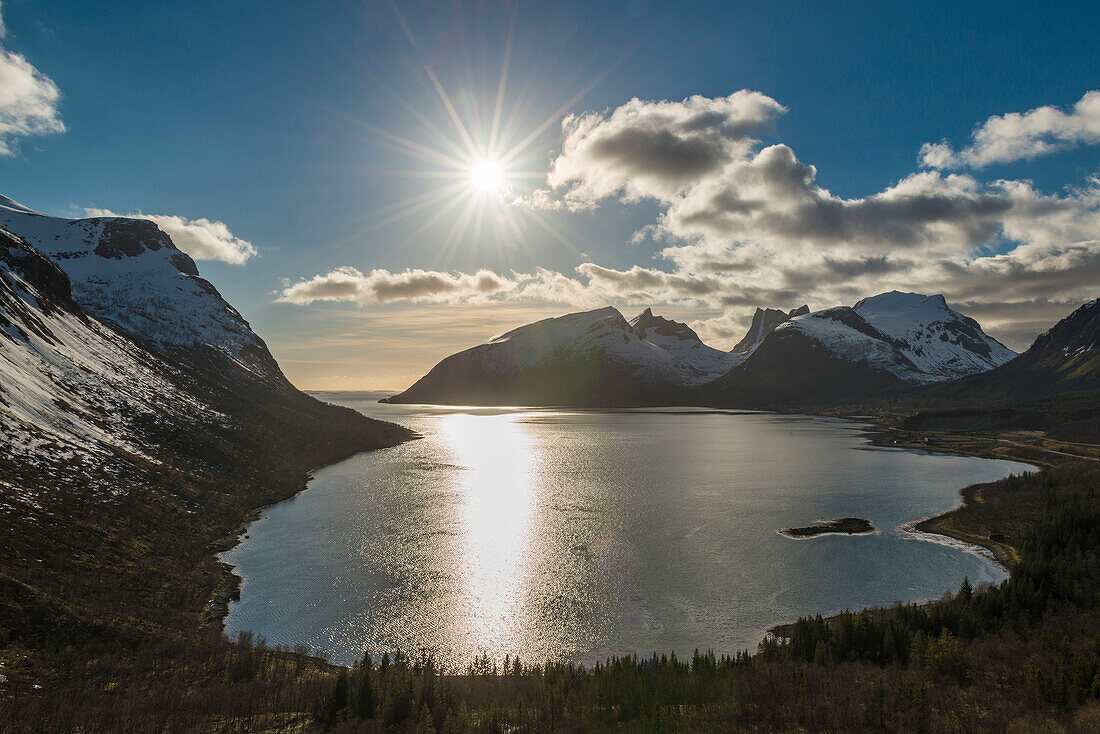 moody atmosphere at the nortcoast of Senja, Norway