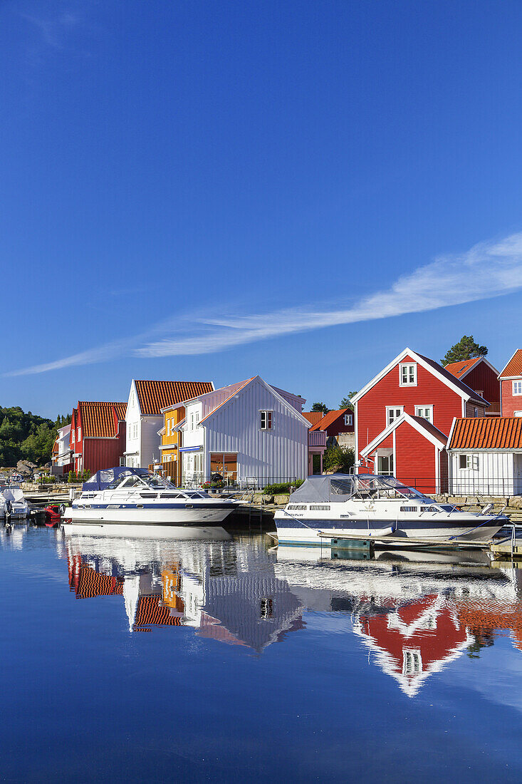 Blick auf Furuholmen, Nordsee, Vest-Agder, Sørlandet, Südnorwegen, Norwegen, Skandinavien, Nordeuropa, Europa