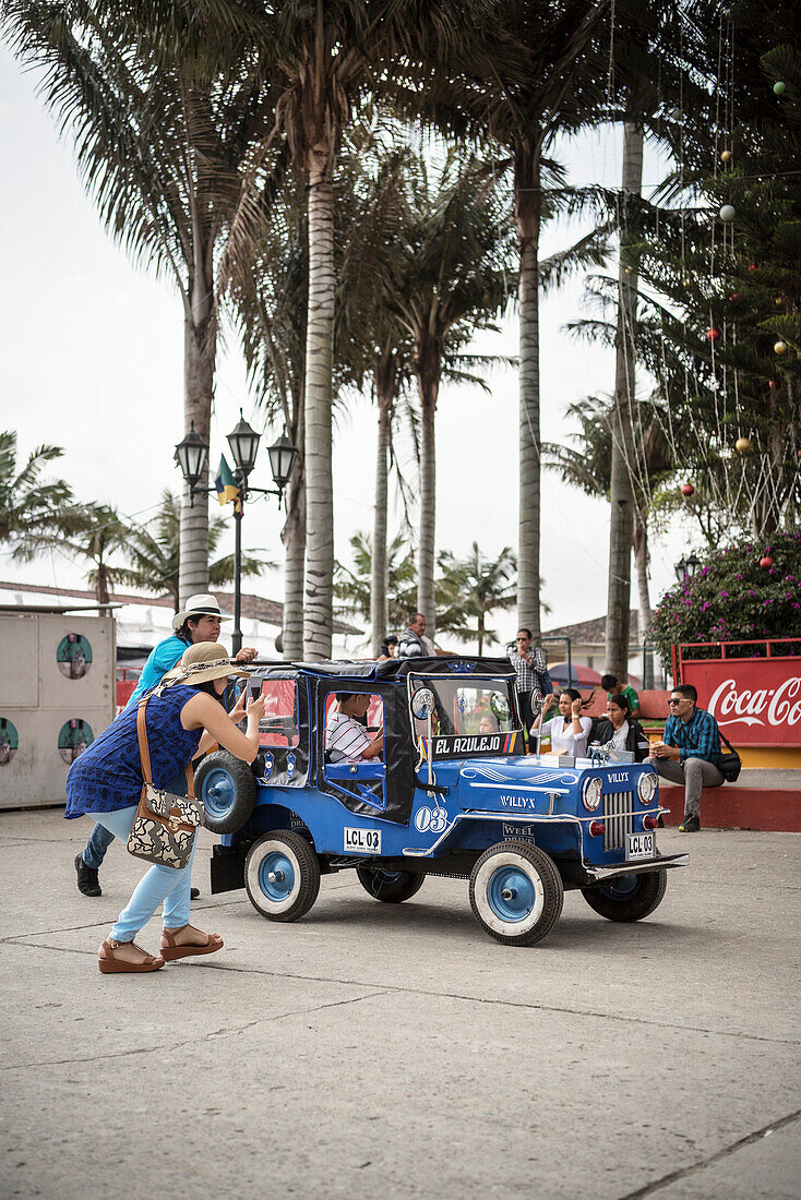 local street festival at Salento, UNESCO World Heritage Coffee Triangle, Departmento Quindio, Colombia, Southamerica