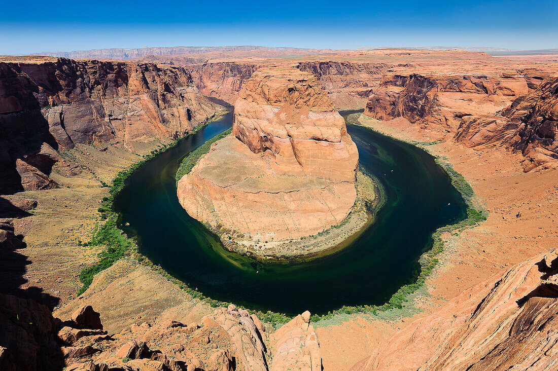 Horseshoe Bend near the city of  Page, Arizona, USA