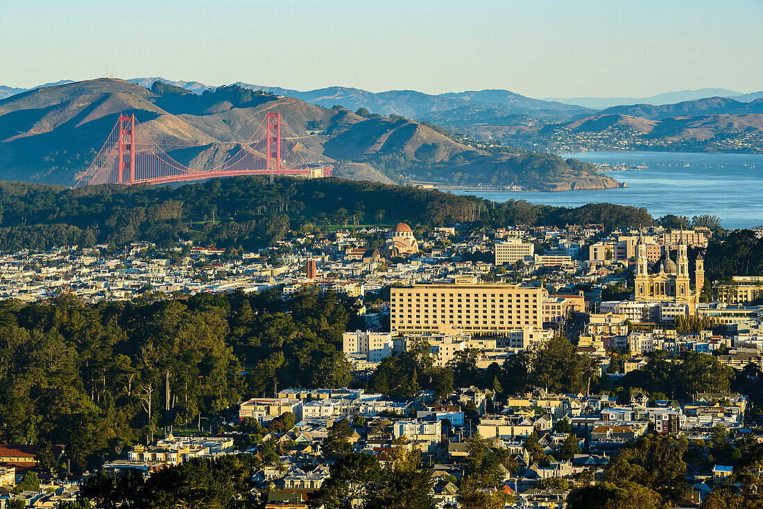 evening in San Francisco, California, USA