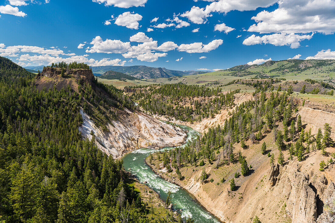 Yellowstone River, Yellowstone National parc, Wyoming, USA