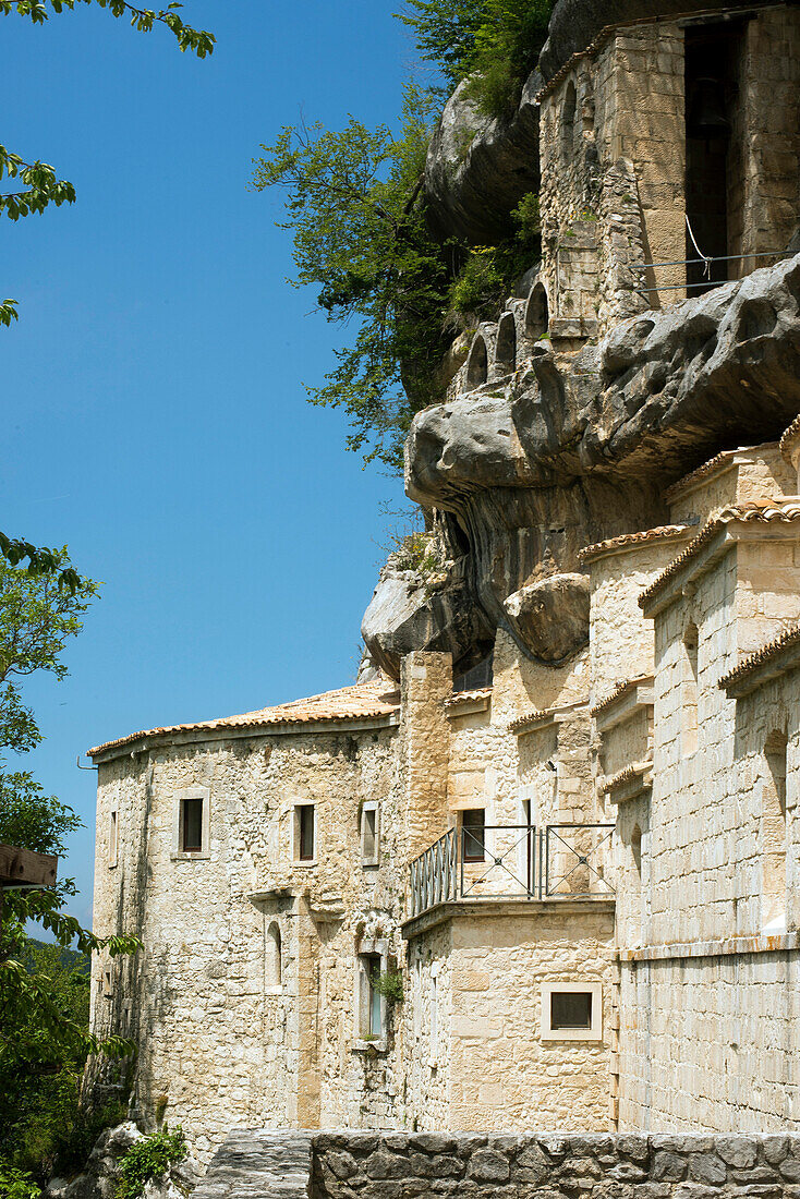 The hermitage S. Spirito a Maiella in the Majella National Park